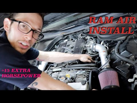 infiniti G37 K&N Typhoon Ram Air Intake how to Install