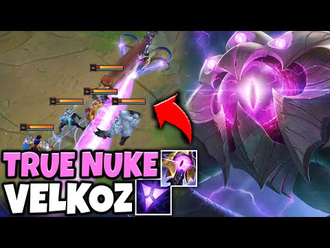 WTF?! AP BRUISER VEL'KOZ DOES 3X THE TRUE DAMAGE (HIDDEN OP) - League of Legends