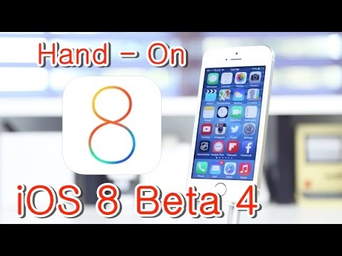 iOS 8 Beta 4 Hand On New App in HD