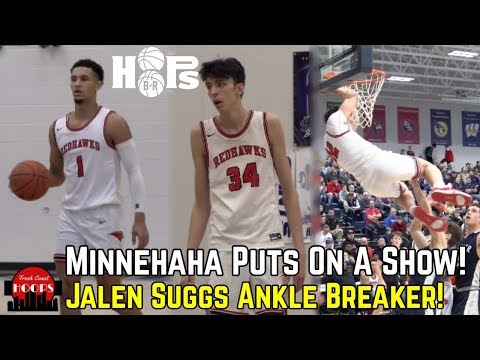 Jalen Suggs Breaks Ankles As Minnehaha Academy Puts On A Show! Minnehaha vs St Peter Recap
