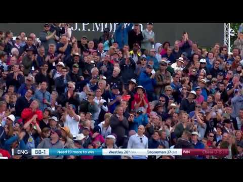 Henry Blofeld 'Blowers' Last Commentary at The Oval, 2017. Standing ovation.