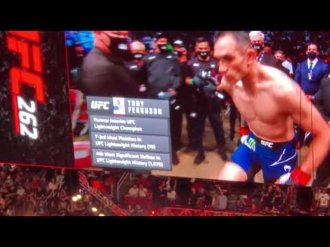 Tony Ferguson's ufc 262 walkout