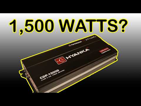 Pass or Fail?  Can this mono subwoofer amplifier do rated power?  Hyanka 1500D