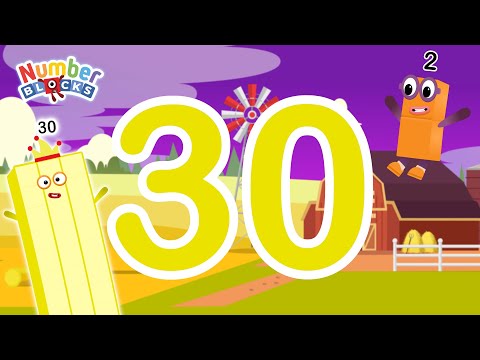 Numberblocks Magic Run World learn to count 30 New Season | Numberblocks Number Magic Adventure