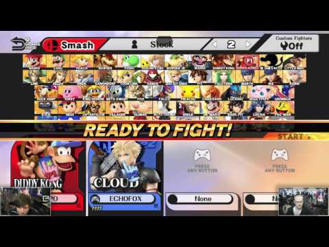 GOML 2016 - C3PO (Diddy) vs FOX MVG Mew2King (Cloud) - SSB4 Top 32 Winners