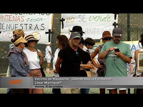 Vecinos de Masdache: "¿Dónde está la Fundación César Manrique?"