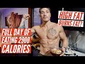 2900 CALORIE FULL DAY OF EATING | DAY 17 OF MY 5 WEEK CUT | HIGH FAT VS HIGH CARB DIET