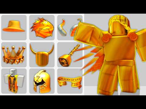 HURRY! GET 20+ GOLD FREE ITEMS (NON-LIMITED) CLASSIC ROBLOX EVENTS! 2025