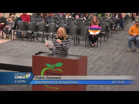 Sacramento City Unified School District - February 19, 2026