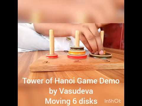 Tower of Hanoi Demo | Math Game | Math Puzzle