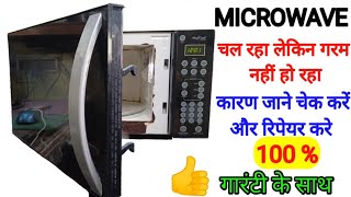 Microwave Running But Not Heating