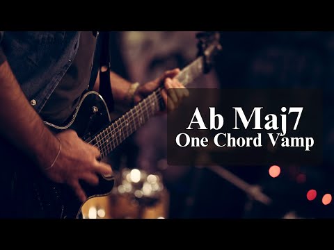 One Chord Vamp Guitar Backing Track Jam in A Flat Major