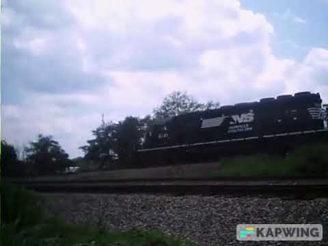 10 Years Ago Today: NS P60 East Oyama Yard, NC 6/26/14 w/ EX-NW SD40-2 DUO 6121 + 6107 NICE!!!