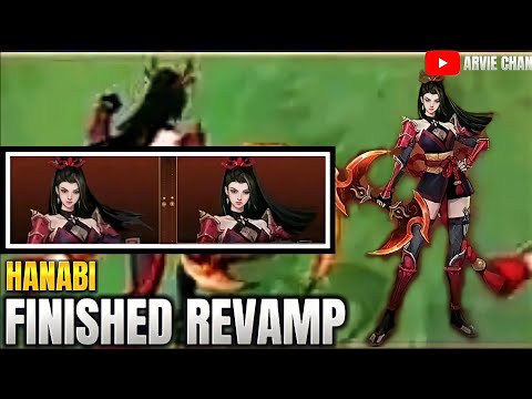FINISHED LOOK OF REVAMP HANABI!! Weapon, Appearance & More!! MLBB UPDATES