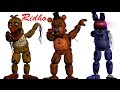 FNAF BLENDER All Withereds Voices 500 Subs SPECIAL