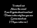Stand Out Lyrics