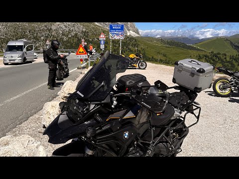 Polizei Stop ✋ einmal 148€ Sperrstreifen überfahren 😫😫auf der letzten Sella Runde