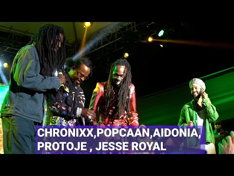 Chronixx, Protoje, Aidonia , Popcaan,&Jesse Royal Sing Each Others Song In Epic Performance