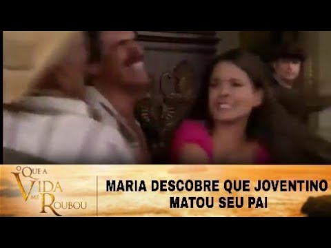 O Que A Vida Me Roubou - Maria dá um tapa em Joventino após descobre que ele matou seu Pai