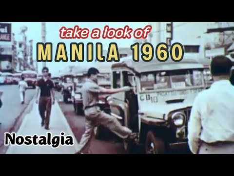 M A N I L A  1960s | a rare video footage of Filipino lifestyle 1960