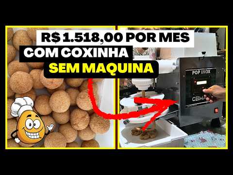 (SIMPLES) Como lucrar R$1.518 por mês vendendo salgados