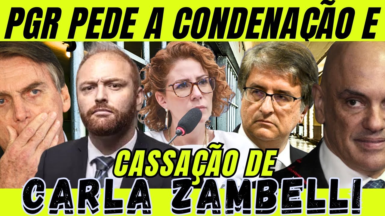 [AO VIVO] PGR VAI PRA CIMA DE ZAMBELLI & BOLSONARO PERDE MAIS UMA NO STF!