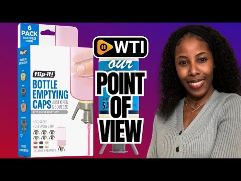 Bottle Emptying Kit – 6 Bottle Pack - No more wasted product - Fits most plastic bottles – 6 Base Caps - WTI product video review