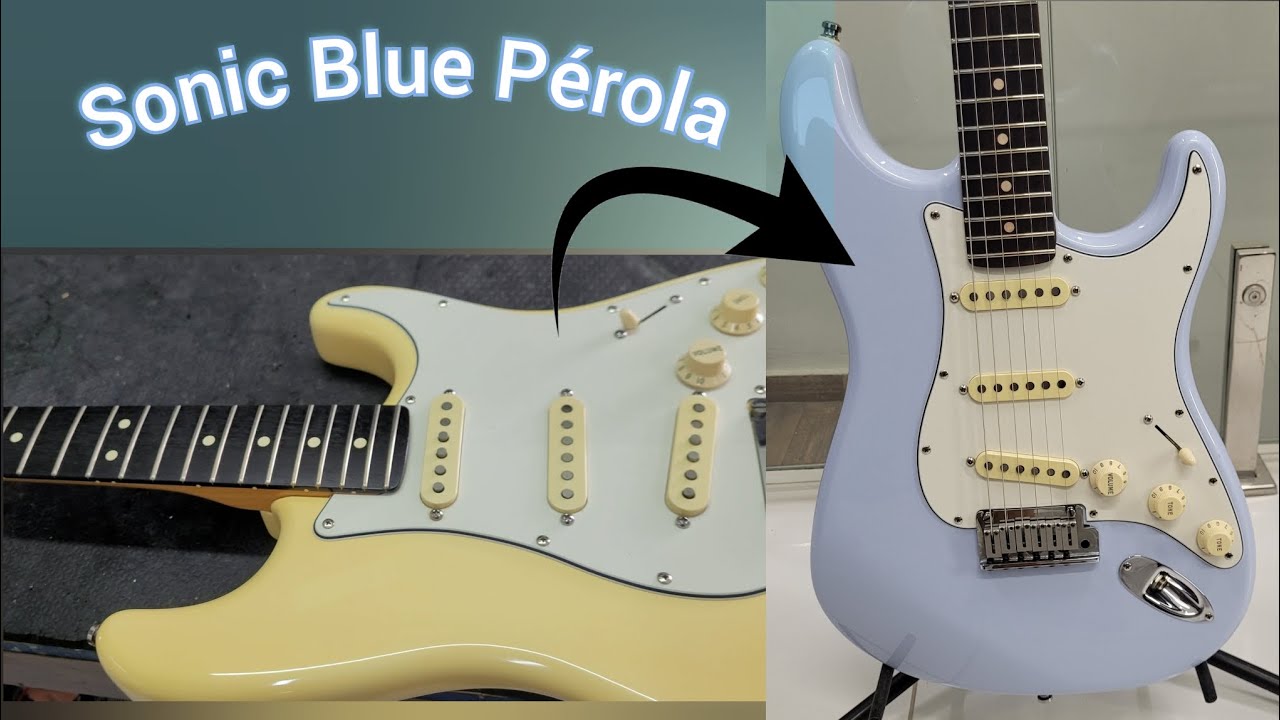 Fender Am Standard 1999 Pintura Sonic Blue Pérola
