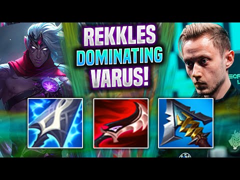 REKKLES DOMINATING WITH VARUS! - KC Rekkles Plays Varus ADC vs Samira! | Season 2022