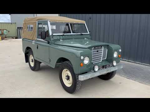 1977 Land Rover Series 3 SLJ Keswick green exterior