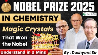Chemistry Nobel Prize 2025 Explained | Metal Organic Frameworks | Crazy GkTrick | Dushyant Sir