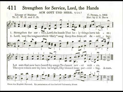 Strengthen for Service, Lord (Ach Gott und Herr)