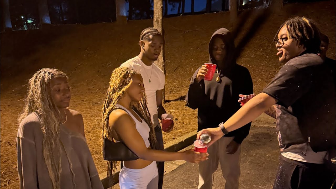 Brooke tries the drink that the Apartment Kids have.. Destiny is all in!