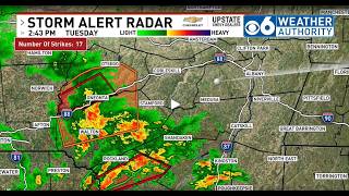 CBS6 radar with severe weather