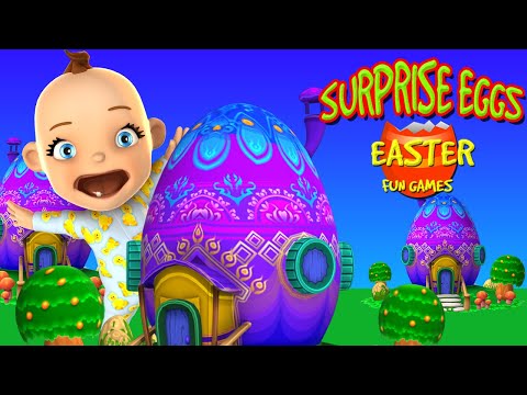 Surprise Eggs Easter Fun Games Video