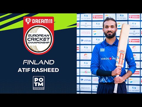 POTM: A.Rasheed - Group B, Match 4 - DEN vs FIN | Highlights | Dream11 ECC, 2022 | ECC22.028