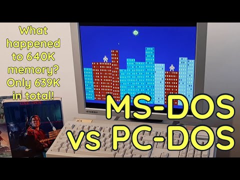 MS vs PC-DOS and what happened to 640K RAM