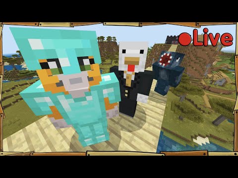 Minecraft - W/Squid + Sqaishey - 🔴 Live