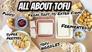 Tofu Types + What to DO with them! From soft to super firm, silken vs regular, plus specialty tofu