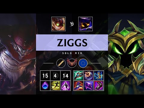 Ziggs Mid vs Veigar - EUW Grandmaster Patch 25.19