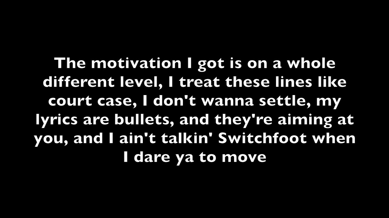 NF- Motivated Lyrics