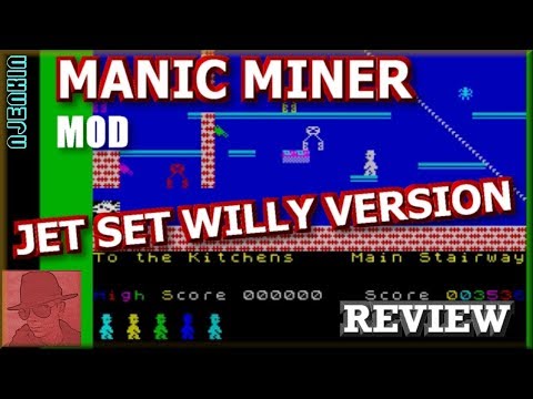 Manic Miner MOD: Jet Set Willy Version - on the ZX Spectrum 48K !! with Commentary
