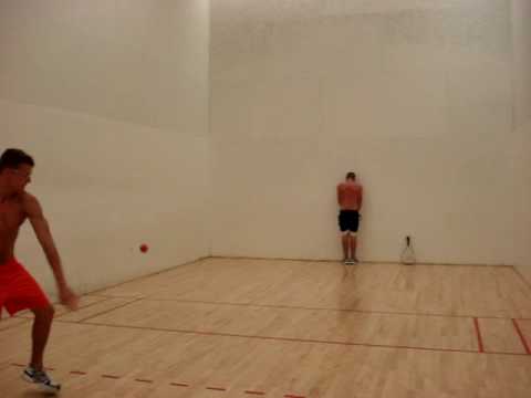 best racquetball hit ever!