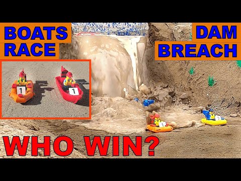 LEGO DAM BREACH - Boats RACE - Water Propulsion! Ep 4