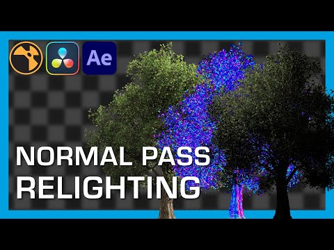 Relighting Elements With Normal Pass Tutorial | After Effects, Nuke, Resolve Fusion