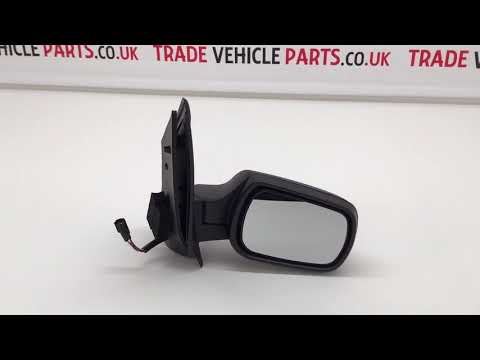 Fits Ford Fiesta Mk6 2002-2005 Door Wing Mirror Electric Heated Textured Driver Side video