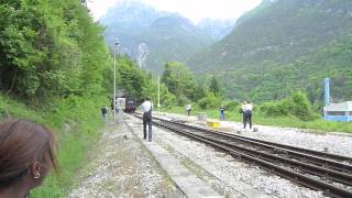preview picture of video 'Locomotiva a vapore 740 239 a Ospitale di Cadore'