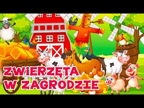 Zwierzęta na wsi dla dzieci - Wiejskie zwierzęta - Farma dla dzieci