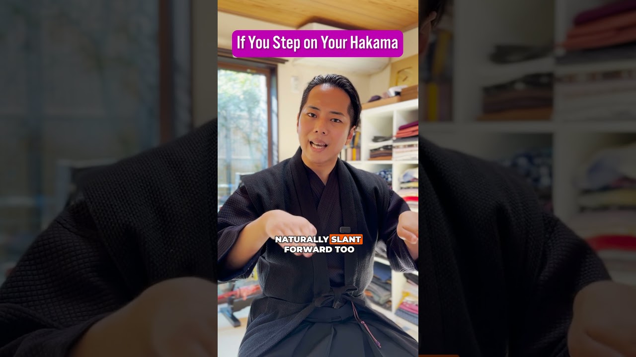 How to Avoid Stepping on the Hakama's Hem