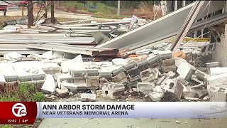 Severe storms cause damage in Ann Arbor